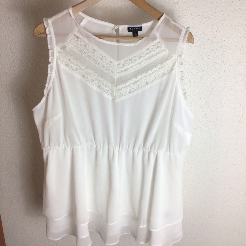 Sheer babydoll top